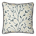 Annika 50cm Floral Leaf Polyester Cushion