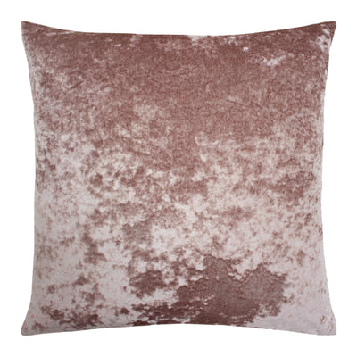 Verona 55cm Pink Crushed Velvet Look Cushion