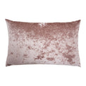Verona 60cm Crushed Velvet Look Bolster Cushion pink
