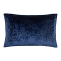 Verona 60cm Crushed Velvet Look Bolster Cushion blue
