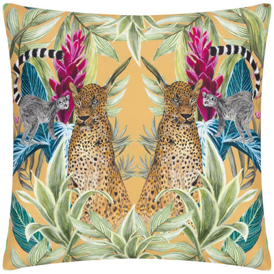Kali Leopards 43cm Multicoloured Outdoor Polyester Cushion