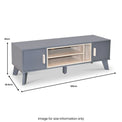 Kelso Grey & Oak TV Stand dimensions