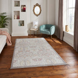 Pearl Laurence Llewelyn-Bowen Damask Rug from Roseland Furniture