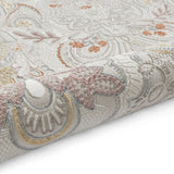 Pearl Laurence Llewelyn-Bowen Damask Rug from Roseland Furniture