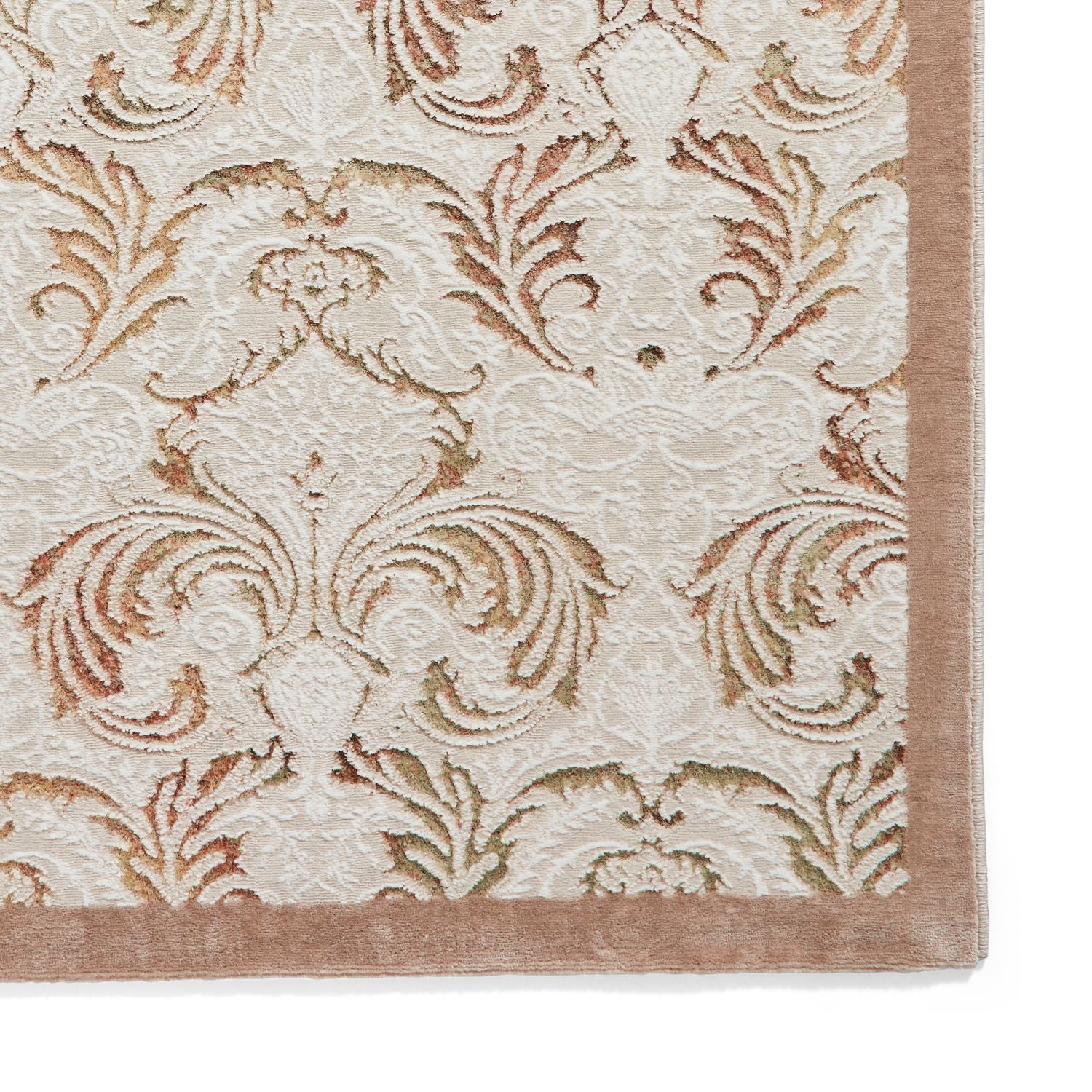 Bronze Laurence Llewelyn-Bowen Ornate Metallic Rug from Roseland Furniture