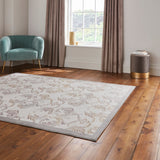 Pearl Laurence Llewelyn-Bowen Ornate Metallic Rug from Roseland Furniture