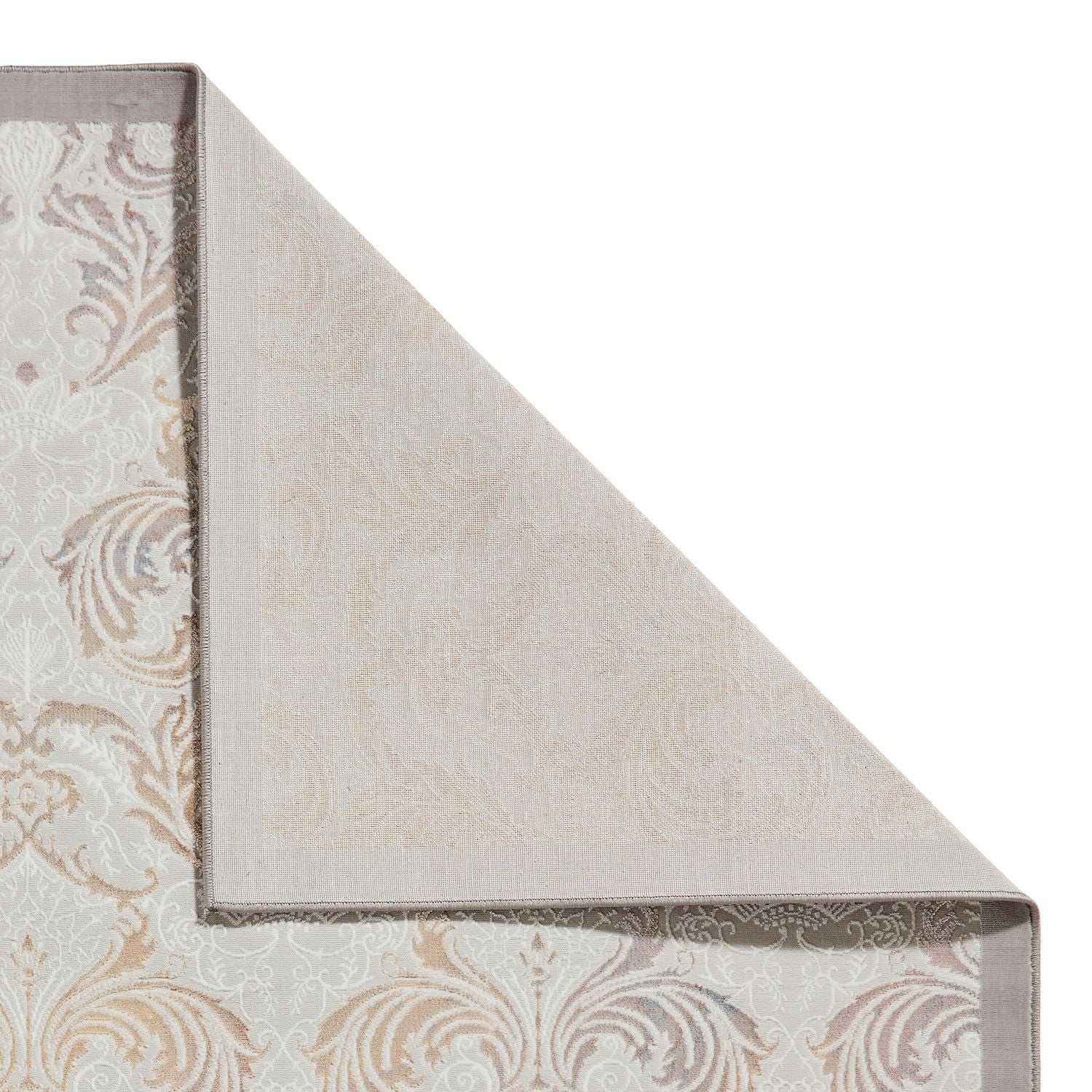 Pearl Laurence Llewelyn-Bowen Ornate Metallic Rug from Roseland Furniture