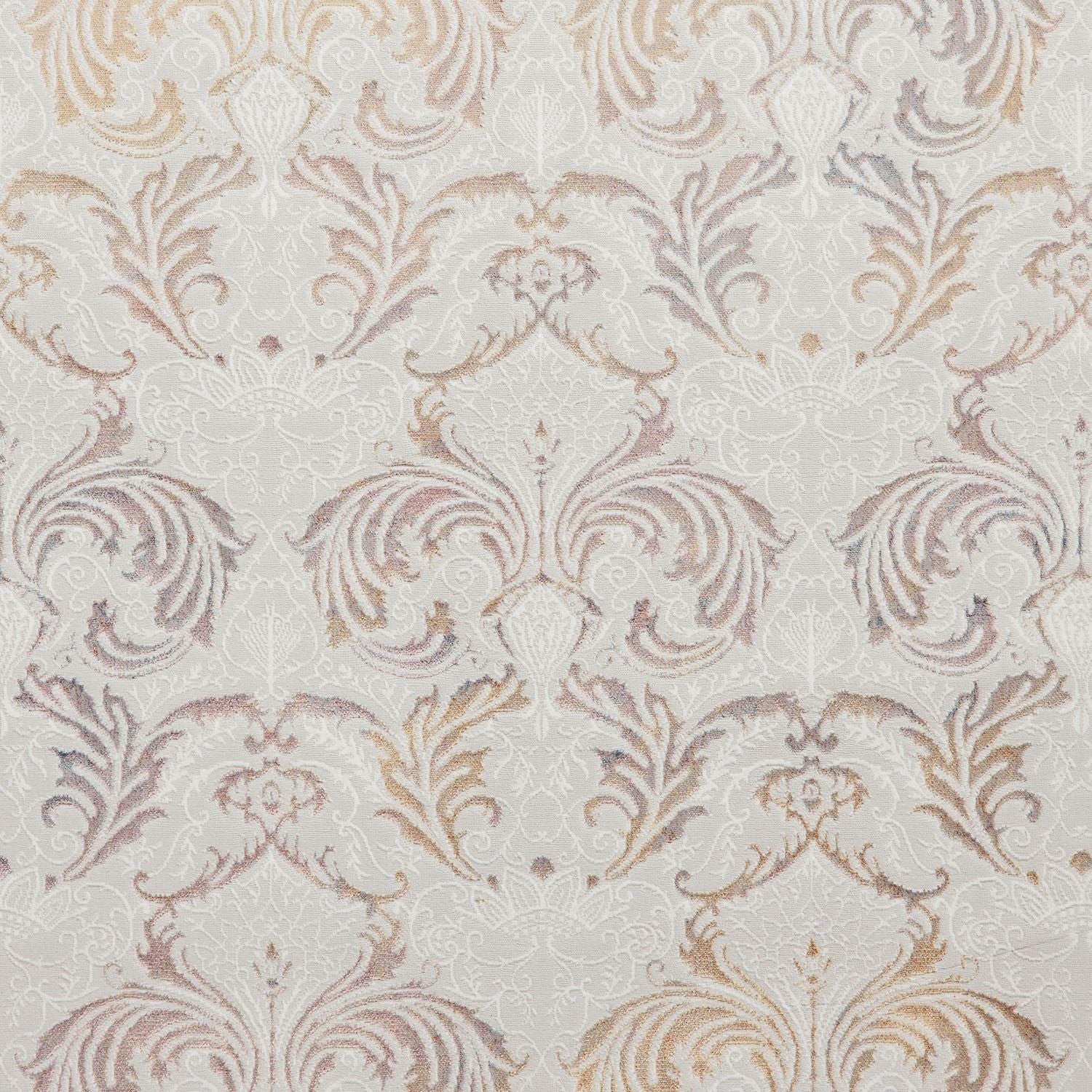 Pearl Laurence Llewelyn-Bowen Ornate Metallic Rug from Roseland Furniture