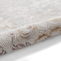 Pearl Laurence Llewelyn-Bowen Ornate Metallic Rug from Roseland Furniture