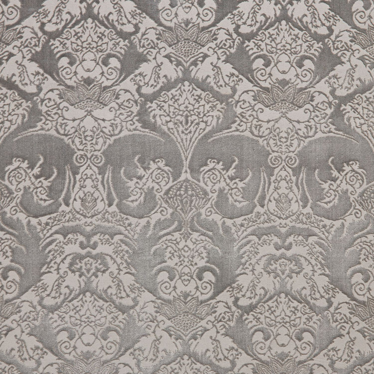 Slate Laurence Llewelyn-Bowen Ornate Metallic Rug from Roseland Furniture