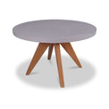 Luna 120cm Round Concrete Table from Roseland Furniture