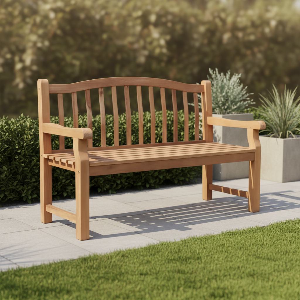 Lytham FSC Acacia 3 Seater Garden Bench from Roseland Furniture