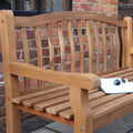 FSC 1 Lytham 3 Seater Bench from Roseland Furniture