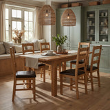 Lanner Oak Extending Dining Table from Roseland Furniture