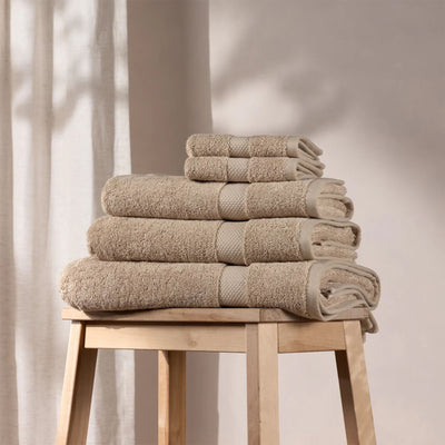 Loft 10pc Cotton Face / Hand / Bath / Sheet Towel Set