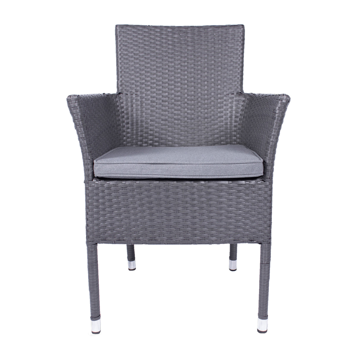 Malaga 2 Seat Deluxe Stacking Rattan Bistro Set from Roseland Furniture