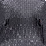 Malaga 2 Seat Deluxe Stacking Rattan Bistro Set from Roseland Furniture