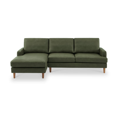 Max Faux Leather Corner Chaise Sofa