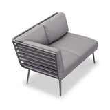 Mayfair 120cm Corner Fire Pit Table Garden Lounge Set