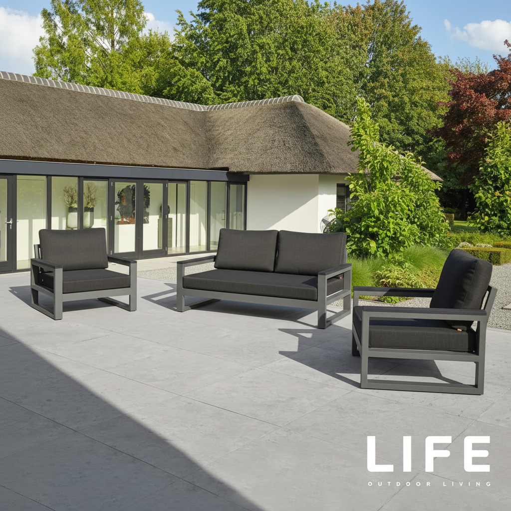 LIFE Mallorca Lounge Set with Lift Up Coffee Table from Roseland Furniture