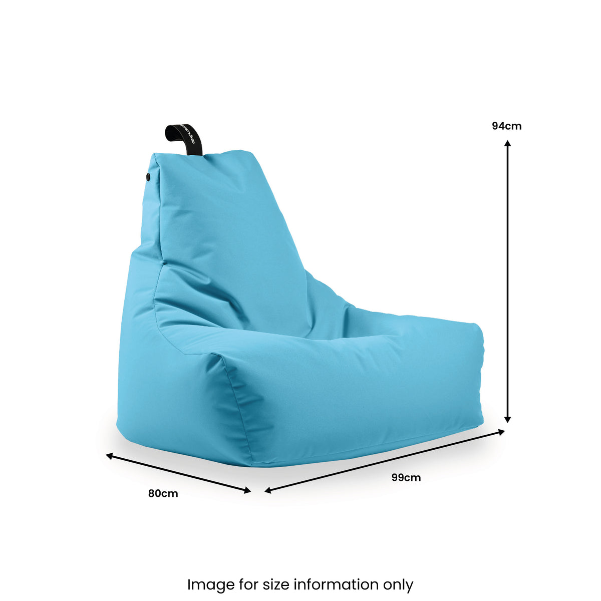 Mighty B Beanbag Dimensions from Roseland Furniture
