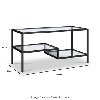 Miguel Iron 3 Tier Coffee Table