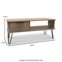 Moreno Rustic Oak 1 Drawer Coffee Table by Roseland Furniture