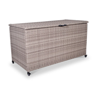 Natural Weave 510L Cushion Storage Box with Gas Lift