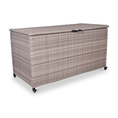 Natural Weave 645L Cushion Storage Box with Gas Lift