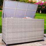 Natural Weave KD Cushion Storage Box 645L from Roseland Furniture