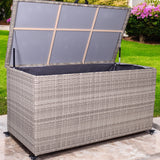 Natural Weave KD Cushion Storage Box 645L from Roseland Furniture