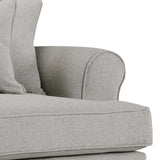 Norbury Snuggle Chair - Linen Close Up From Roseland Furniture