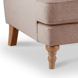 Norbury 2 Seater Sofa - Soft Pink Close Up From Roseland Furniture