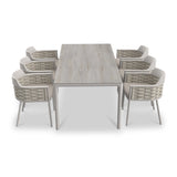 Olma 6 Seater Dining Table Chairs from Roseland Furniture