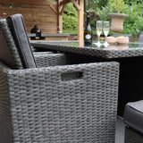 Paris 10 Seat Lux Rattan Cube Set from Roseland Furniture
