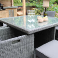 Paris 8 Set Lux Rattan Cube Set from Roseland Furniture