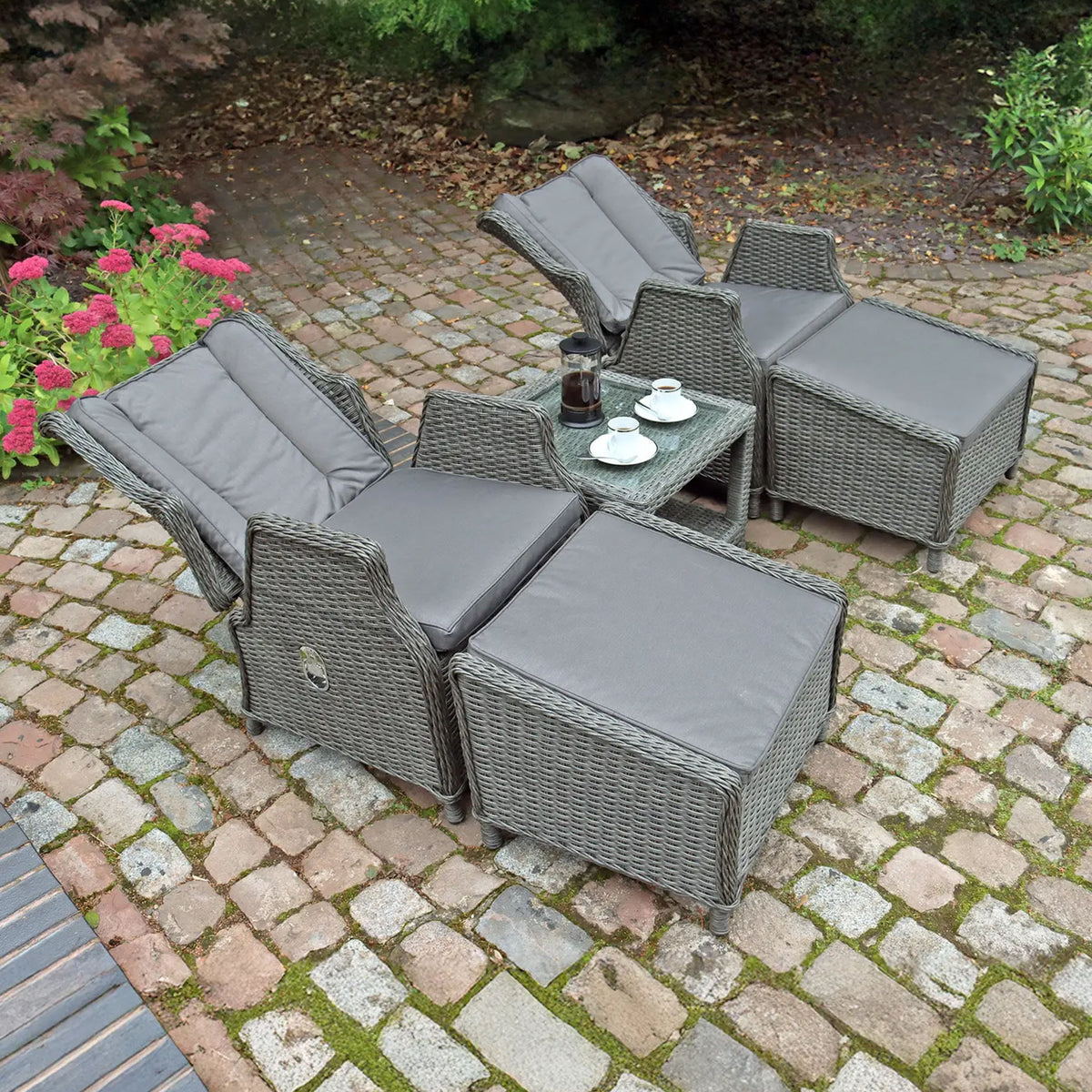 Paris 2 Seater High Back Recliner Comfort Set