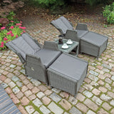 Paris 2 Seater High Back Recliner Comfort Set