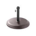 Brown Round Outdoor Garden 16kg Parasol Base