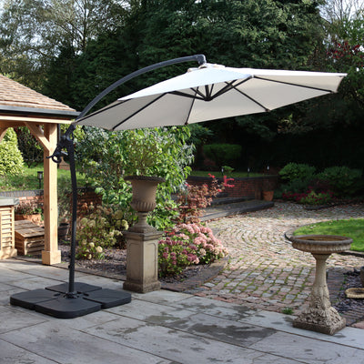 3m Deluxe Pedal Operated Cantilever Parasol