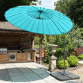 3m Shanghai Cantilever Parasol Blue from Roseland Furniture
