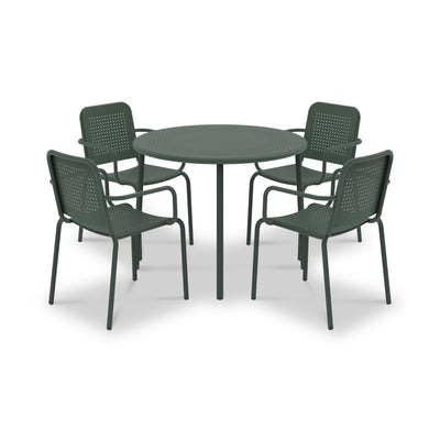 Porto 4 Seater Round Dining Set