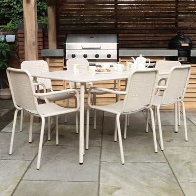 Porto 6 Seater Rectangular Dining Set