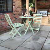 Porto Sage Green Folding Bistro Set from Roseland Furniture
