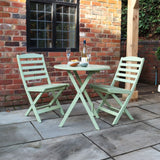 Porto Sage Green Folding Bistro Set from Roseland Furniture