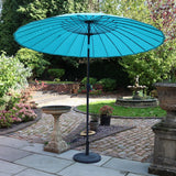 2.7m Shanghai Parasol Aqua from Roseland Furniture