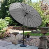 2.7m Shanghai Parasol Grey from Roseland Furniture