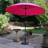 2.7m Shanghai Parasol Pink from Roseland Furniture