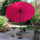 2.7m Shanghai Parasol Pink from Roseland Furniture
