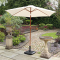 2.7m Shanghai Parasol Grey from Roseland Furniture